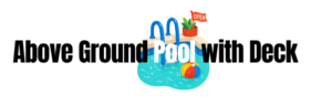above ground pool with deck